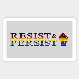 Resist & Persist Sticker